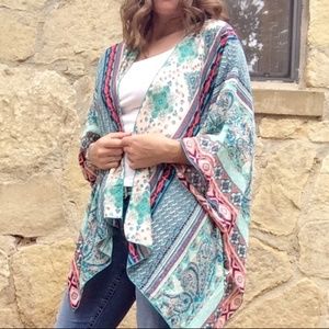 Chiffon Kimono Multicolor XL